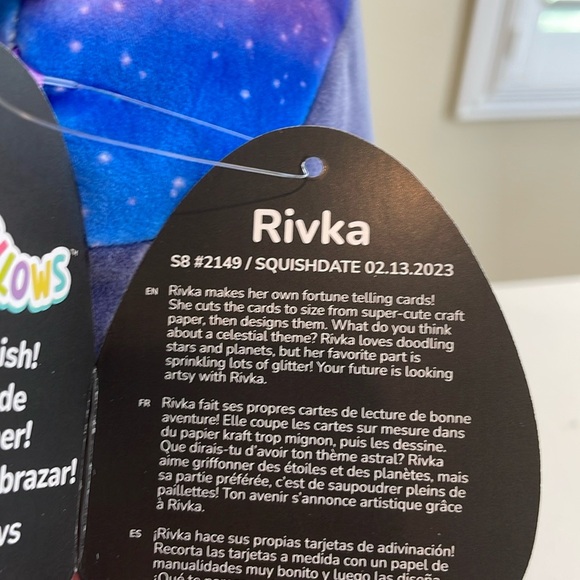 NWT 8” Rivka the Purple Celestial Cow Squishmallow - Select Series - Picture 5 of 5